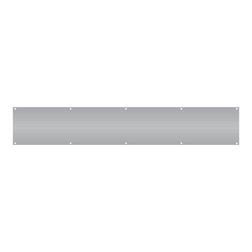 Randall Manufacturing Co., Inc | Satin Silver Kick Plate | 8” x 30” | Heavy Gauge Aluminum | Mill Finish | Mounting Holes & Screws Included for Installation | Protects from Marks & Scratches