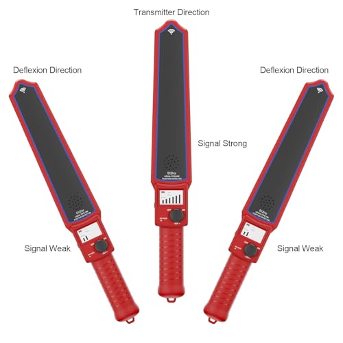 512HZ Pipe Locator Receiver Underground Pipeline Tester Locator,Sewer