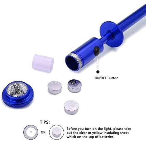 Claw Pickup Tool Flexible with Magnet,24", Magnetic Pickup Tool, 4-Claw,Grabber for Kids£¬Also The Surprise Gifts for Father, Boyfriend on Birthdays, Valentine's Day, Father's Day,Christmas (Blue)