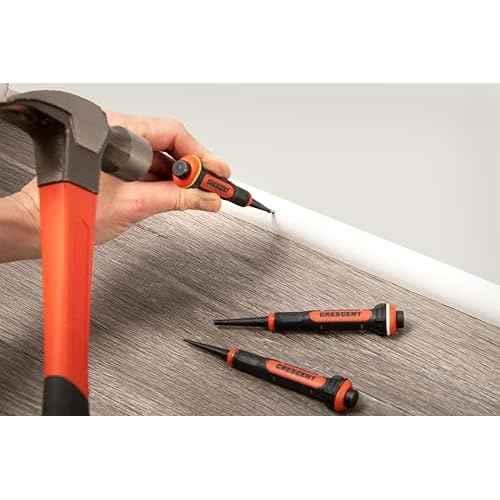Crescent 3 Piece Set, 5" Gripped Punch - CNPS12332G