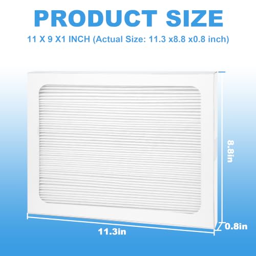W-LINVEIN G 9x11x1 MERV 13 Dehumidifier Filter 2-Pack for Santa Fe Compact70/Ultra70/Element/Compact2/UA65H (Variation: 2p)