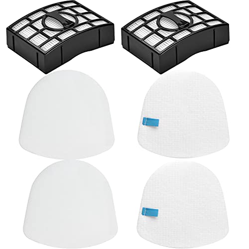 Shark Replacement Filter set for ZU560/561/562/UV650 Lift-Away Vacuum – 2 Foam, 2 Felt, 2 Motor Filters (ZU560-4P)