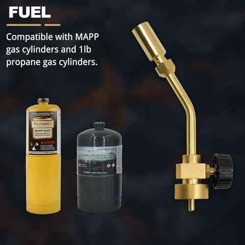 Brass MAPP Torch Pencil Flame (Torch Only)