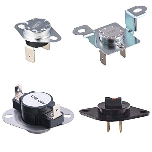 Azdele DC47-00016A Dryer Thermal Fuse Kit for Samsung Kenmore Dryers – Includes Thermostat, Thermistor & Replacement Parts