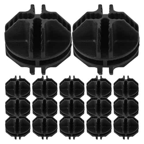 24Pcs Multi-functional Plastic Connectors for Pet Cage Playpen and Closet Versatile Cage Connectors Shoe Cabinet and Closet Accessories Plastic Buckles for Easy Assembly