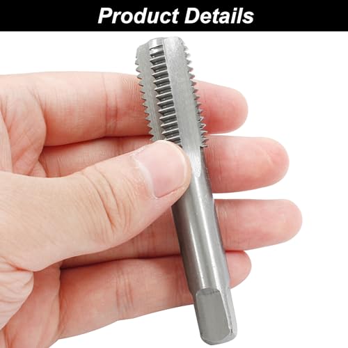 2 Pcs Metric Machine Tap M16 x 2mm, HSS Machine Right Hand Thread Tap for Machinist Repair DIY