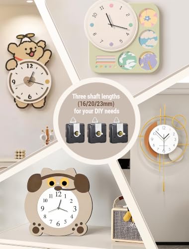 3 Pack Quartz Clock Movement Kit with Small Hands for DIY Repair