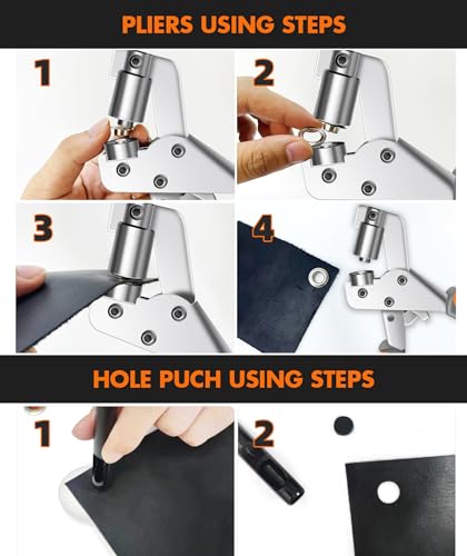 Heavy-Duty Grommet Tool Kit for Tarps, Flags, and Canvas Repair