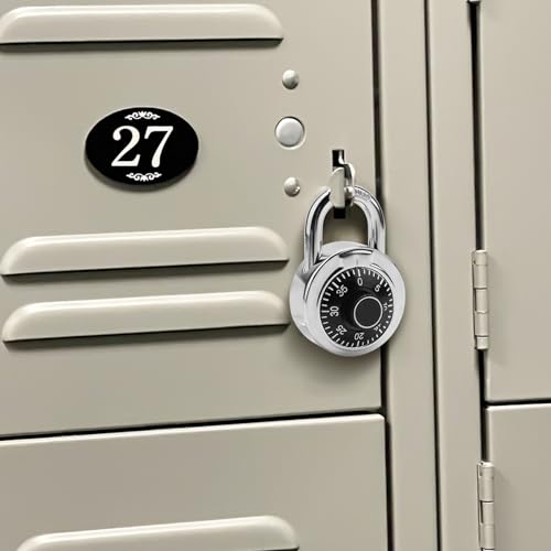 PINZAN Black Mini Combination Padlock 3-Dial Preset Code, Pack of 1
