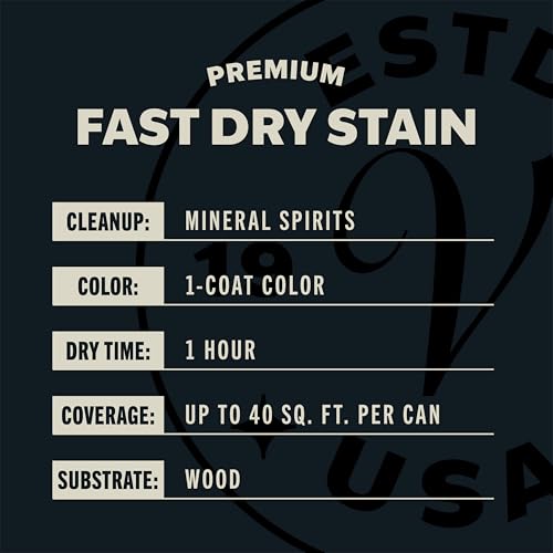 Varathane Premium Fast Dry Dark Walnut Wood Stain Spray 10.25oz - Interior Furniture & Cabinet Finish