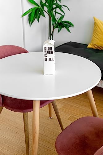 Dimcol White Peel and Stick Contact Paper for Cabinets 15.7" x 118" Matte White
