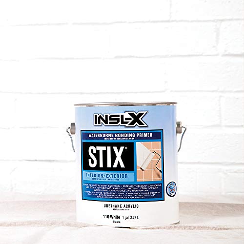 INSL-X SXA11009A-01 Stix Acrylic Waterborne Bonding Primer, 1 Gallon, White