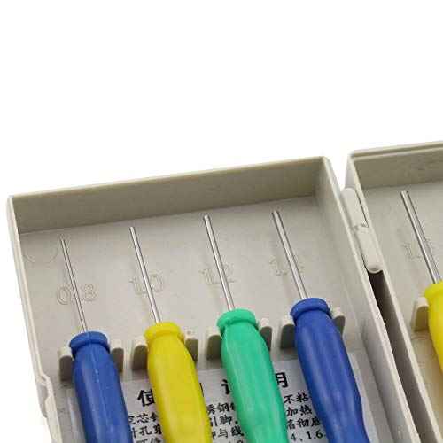 Tegg 8PCS/Set Hollow Needles Stainless Steel Non-Wetting Desoldering Hand Tool for DIP Electronic Components Dismantling Maintenance