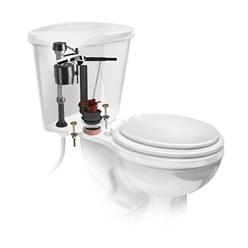 Fluidmaster 400AKR Universal All in One Toilet Repair Kit for 2-Inch Flush Valves, Easy Install