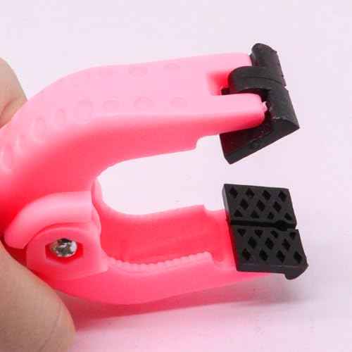 10Pcs Pink Plastic Spring Clamps 4 Inch Heavy Duty Clips for Woodworking Backdrop Stand Balloon Arch
