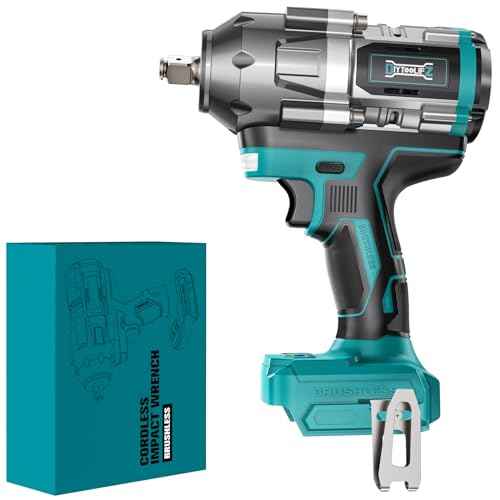 Cordless Impact Wrench 1/2 inch for Makita 18V Battery, 900Ft-lbs Brushless Electric Power Impact Driver Gun Tool, 2100RPM High Torque Impact Wrench with LED Work Light (Tool Only)