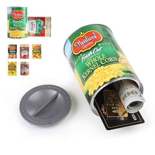 Fake Can Diversion Safe£¬Perfect for Hiding Storage Key,Cash,Jewelry,Card£¬Coins-Keep Your Valuables Safe-Corn