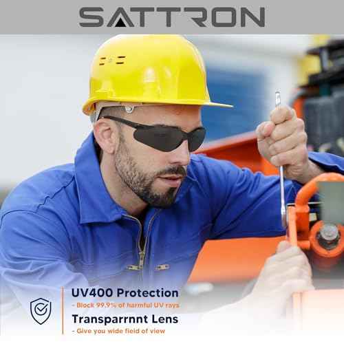 Tinted Safety Glasses Bulk 48 Pack, Dark Smoke Lenses UV Protective Safety Sunglasses for Men Women, ANSI Z87.1 Scratch & Impact Resistant Eye Protection for Construction, Shooting, Lab