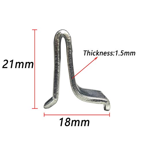 Bueyfolt Adjustable Steel Pilaster Shelf Support Clips - 14 Pieces