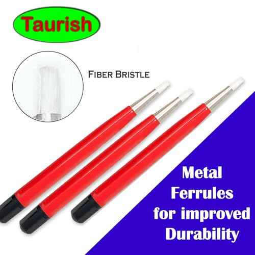 Fiberglass Scratch Brush Pen 3 Pack Jewelry Watch Coin Cleaning Electronic Applications Rust and Corrosion Removal