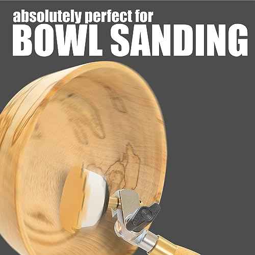 Keystone Flex Edge Gold 3 Inch Hook and Loop Sanding Discs, Wavy Sand Paper for Bowl Sanders and Drill Sanding Attachments, Prevent Shifting, Single Grit - 25 Pack (220 Grit)