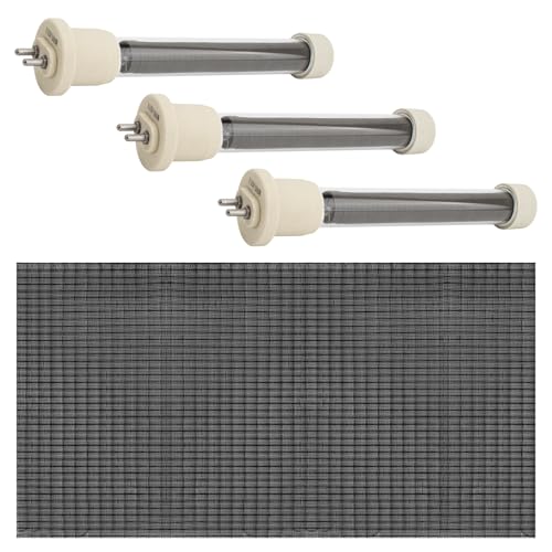 1500W Double-Life Replacement Heater Bulbs Kit for Edenpure Gen4 & USA1000 Infrared Heaters – 3 Pack