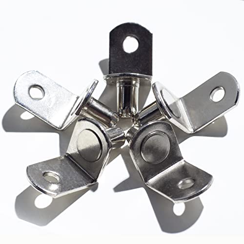 WINKING MOON 1/4 Inch Silver L-Shaped Metal Shelf Pins Support Pegs (20 pcs)