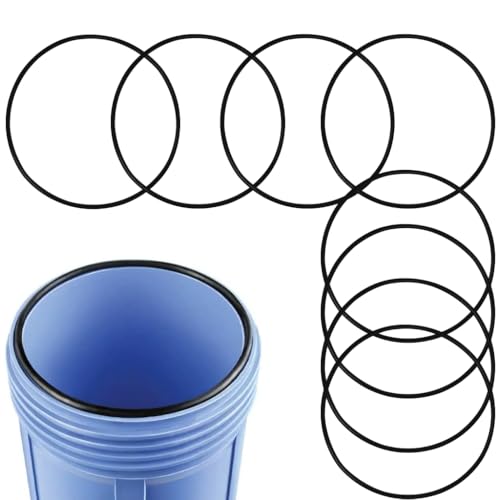 8 Pack 151122 O-Ring Replacement for Pentair Big Blue Housings #10 & #20