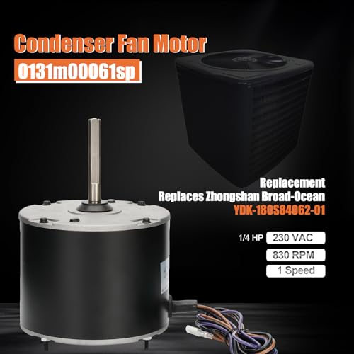 Knocokie 1/4 HP Condenser Fan Motor for Goodman Air Conditioners