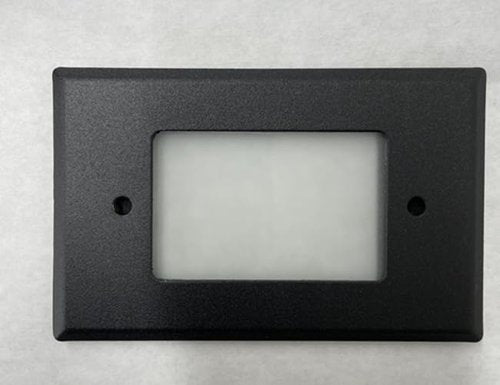 Orbit 7110C-BK Step Light Face Plate BLACK 3" X 4-7/8"