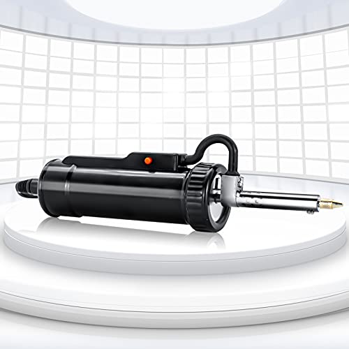 HighTop Automatic Desoldering Pump Vacuum Solder Sucker Tool Portable AC110V 30W Electric Desoldering Gun Repair Solder Removal Tool Solder Sucker Iron Tin for DIY with 3 Soldering Suction Tips