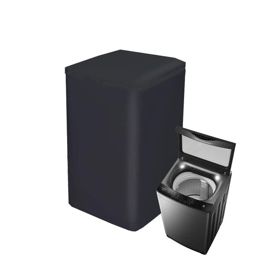 SUNSURE Top Load Washing Machine Protection Cover - Dustproof, Waterproof, Black (S-20x20.5x33.5inch)