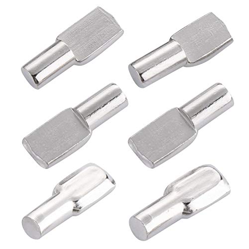 Silver Spoon 120 pcs 5mm Shelf Support Pegs for Cabinets & Furniture