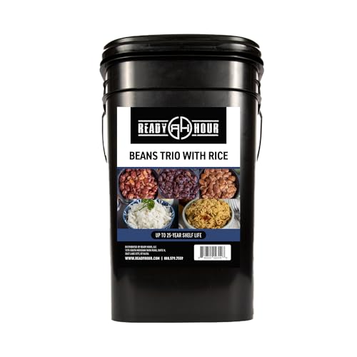 Emergency Food Storage Beans & Rice Kit - 100 Servings, Long Shelf Life