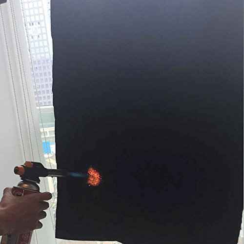 High Temp 24"X36"X1/4'' Felt Carbon Fiber Welding Blankets Black (24 x 36 inches)