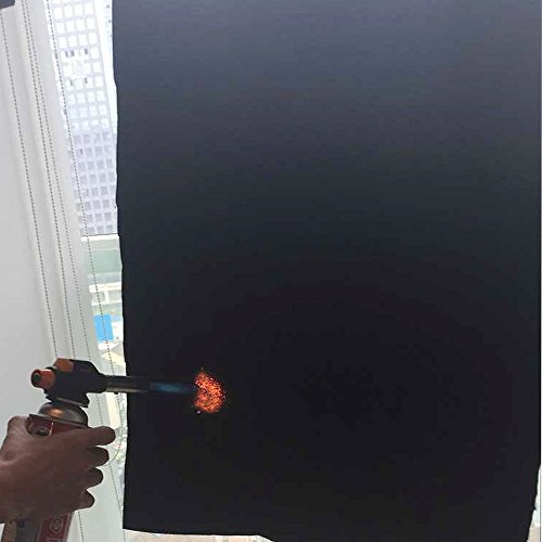 High Temp 24"X36"X1/4'' Felt Carbon Fiber Welding Blankets Black (24 x 36 inches)