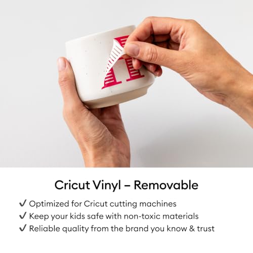 Cricut Value Removable Vinyl White 12x10ft - Matte Crafting Material