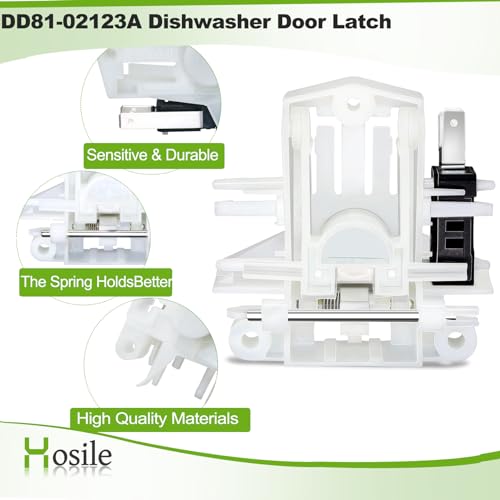 Samsung Dishwasher Door Latch DD81-02132A Replacement Assembly