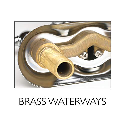 Design House 558049 Ashland Laundry Tub 2-Handle Faucet for Laundry or Utility Room, Brass