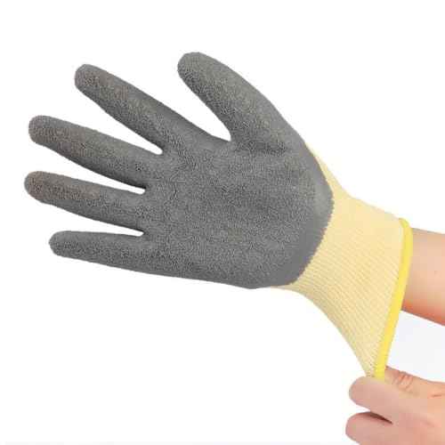Electrical Insulated Gloves, 400V Voltage Resistance Electrician High Voltage Gloves Flame Retardant Insulation Work Gloves with Rubber Non Slip Design Electrician Gloves