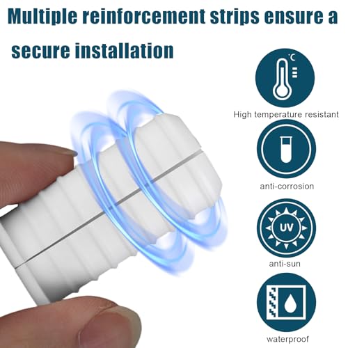 White 4pcs Cable Grommets 3/4 Inch for Starlink & Cable Management Kit
