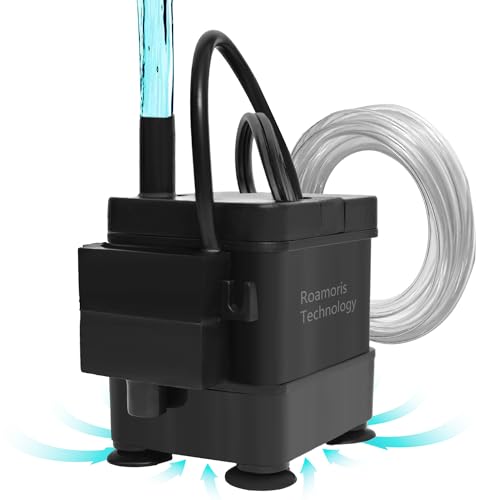 Roamoris 3FT Small Automatic Submersible Water Pump 70GPH for HVAC & Dehumidifiers