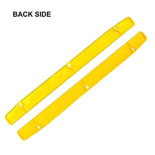 Generic 395672-00 Miter Saw Kerf Plate, 2 PCS, Yellow, 16x1.2x0.3 Inches, Fits DW708 & DW708-B2 Models