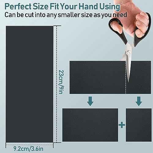 72PCS Sand Paper, Wet Dry Sandpaper Assortment Pack, Assorted for Wood Furniture Metal Finishing and Automotive Polishing, 400/600/800/1000/1200/1500/2000/2500/3000 Grit, 9 x 3.6 Inch