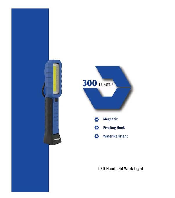 K.balt 300 -Lumens LED Battery-Operated Handheld Work Light