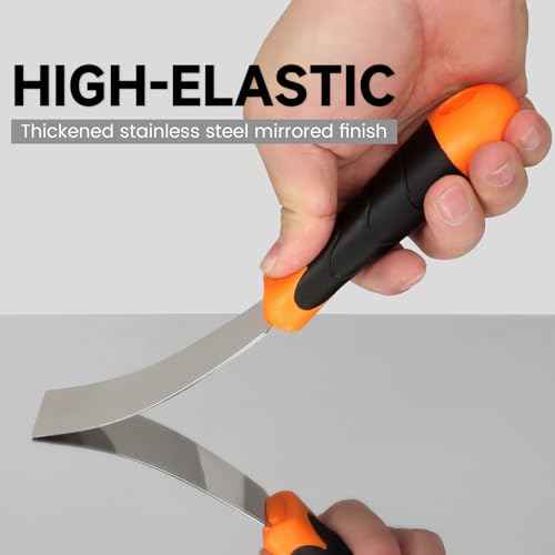 WEGAZ-2 Pack, 12-In-1 Paint Scraper Tool£¬Multi-Use Painters Tool, 1.5 Inch Stainless Steel Putty Knife Scraper£¬Paint Scraper for Painting & Wood£¬Razor Blade Scraper