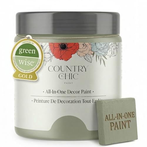Country Chic All-in-One Chalk Paint - Sage Advice 4 oz - Furniture & Home Decor