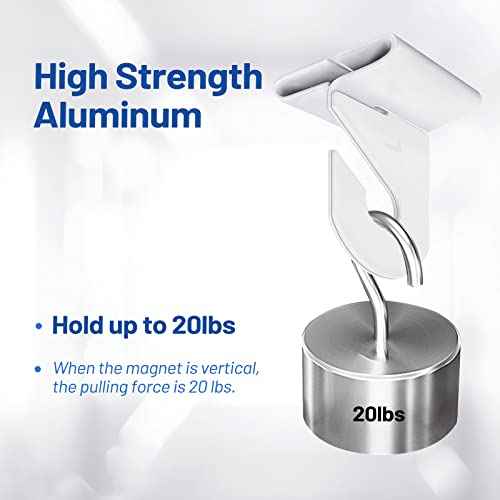 Wakhow 10 Pairs Drop Ceiling Hooks for Hanging, Suspended Track Ceiling Tile Clips, Ceiling Grid Hangers for Decorations from Classroom, Office, Home, Wedding, Hold Up to 20 lbs, 1" W X 1¨ö" H