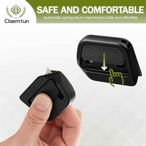 Magnetic Retractable Box Cutter,2025 New Magnetic Box Cutter,ABS Handle & Rustproof Ceramic Blade,For Art work£¬cardboard cutter(Little Yellow Duck Cutter¡¿1)