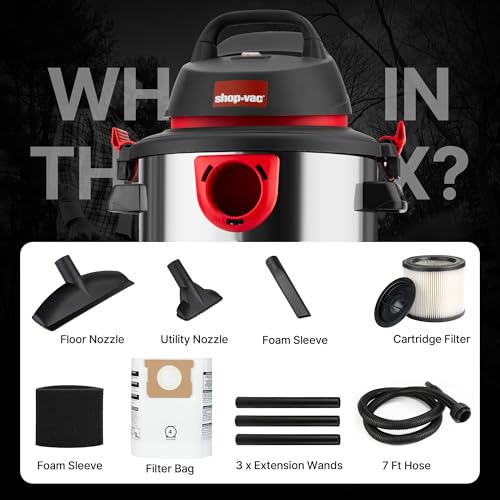 Shop-Vac 5989305 5-Gallon Wet Dry Vacuum Cleaner with 4.5 Peak HP & Blower